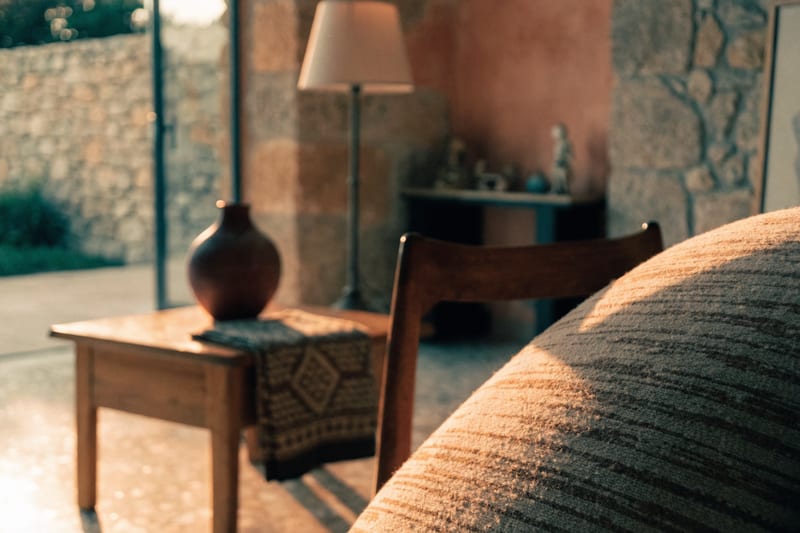 Elegant eingerichteter mediterraner Wohnraum auf Mallorca