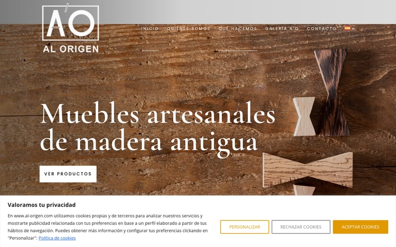 Website von Al Origen