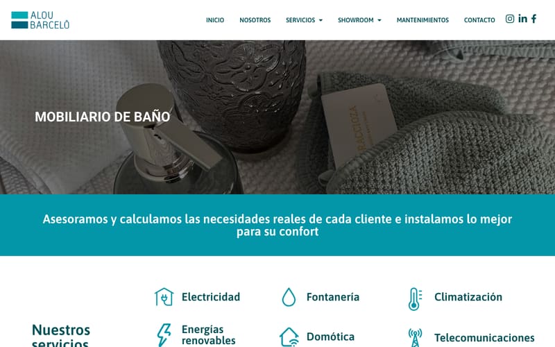 Website von Alou Barceló S.L.