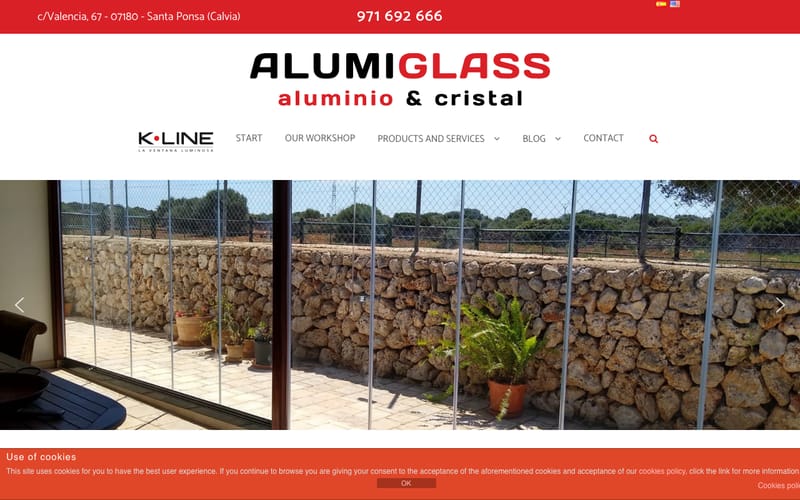 Website von Alumiglass