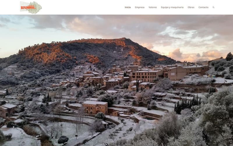 Website von Binimossa S.L.