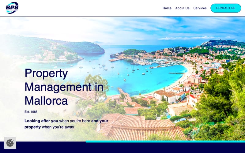 Website von BPS - British Property Services Mallorca
