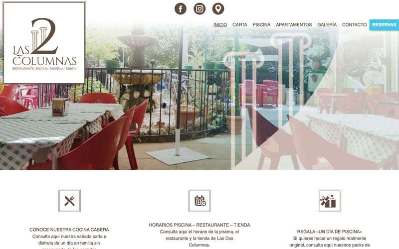 Website von Carpintería Hermanos Cervantes