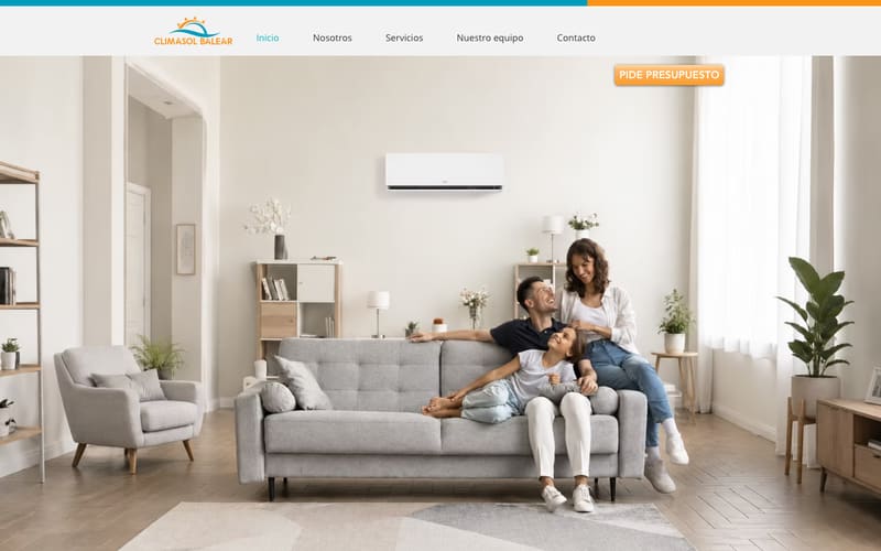 Website von Climasol Balear S.L.