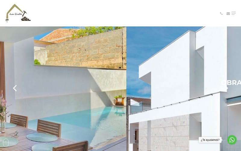 Website von Construcciones Juan Giraldo S.L.