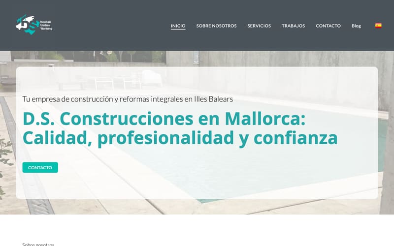 Website von D.S. Construcciones