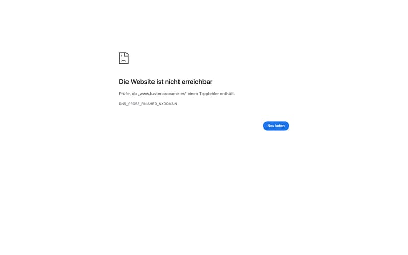 Website von Fusteria Rocamir S.L.