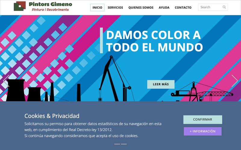 Website von Gimeno-Alcalá S.L.