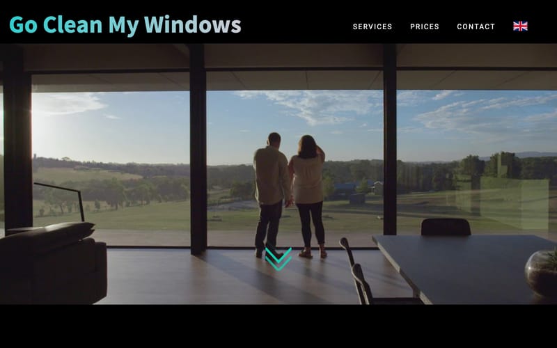 Website von Go Clean My Windows