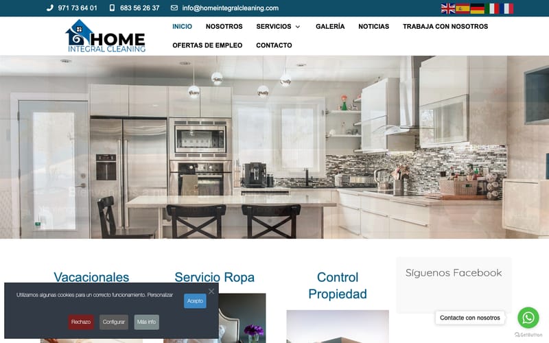 Website von Home Integral Solutions Mallorca