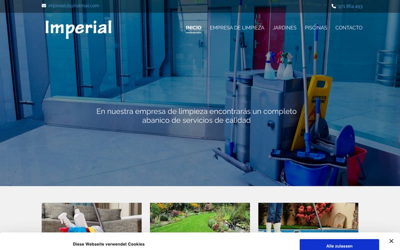 Website von Imperial C.B.