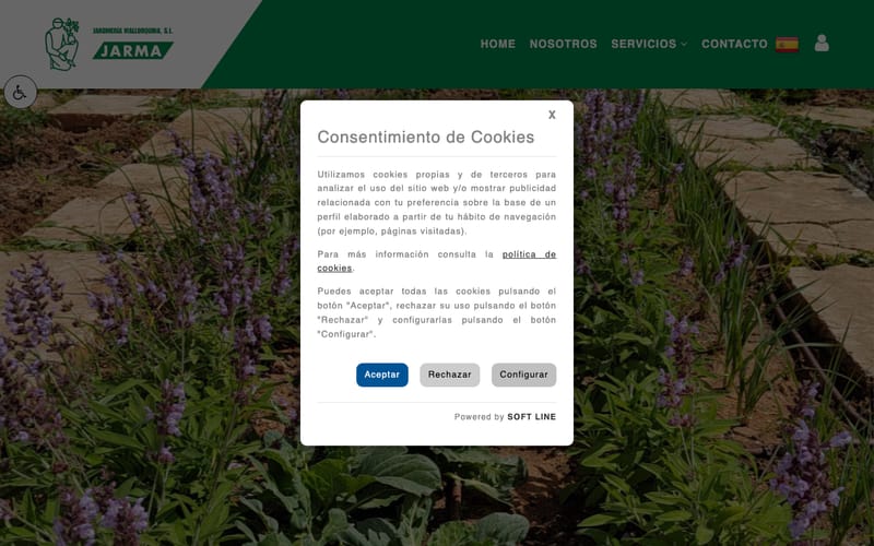 Website von Jarma - Jardinería Mallorquina