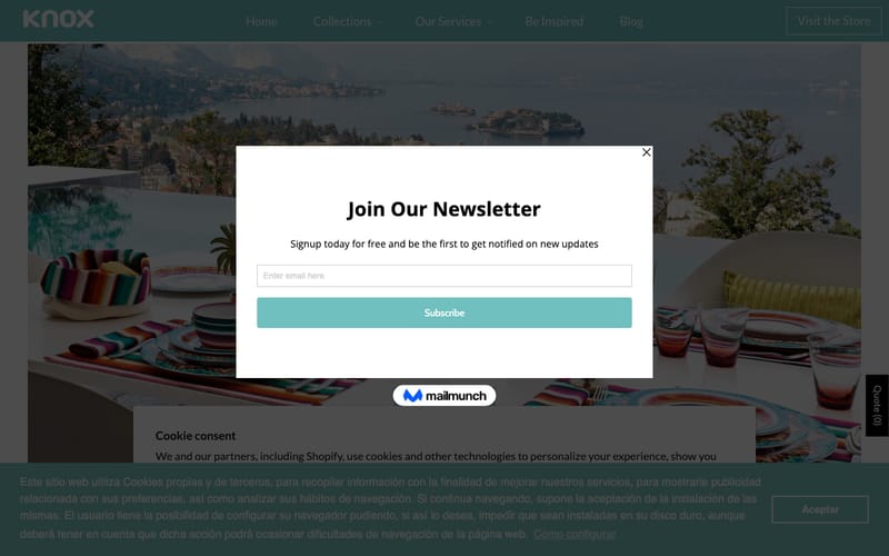 Website von Knox Design