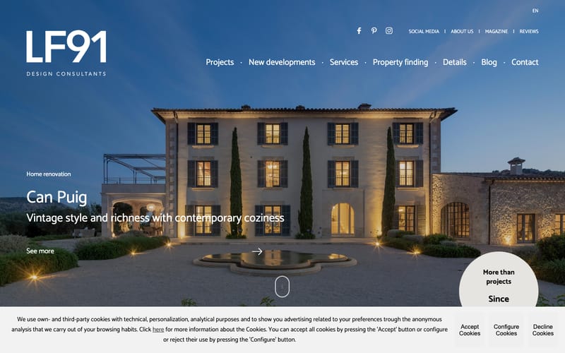 Website von LF91