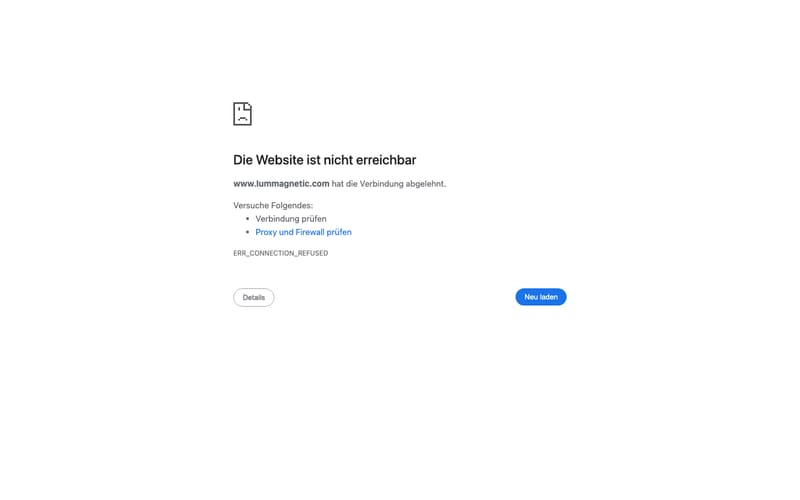 Website von Lum Magnetic S.L.