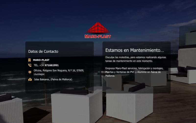 Website von Maro-Plast S.L.