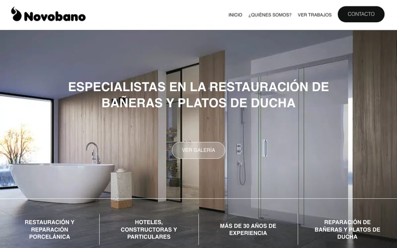 Website von Novobano 2012 S.L.