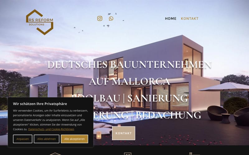 Website von RS Reform Solutions