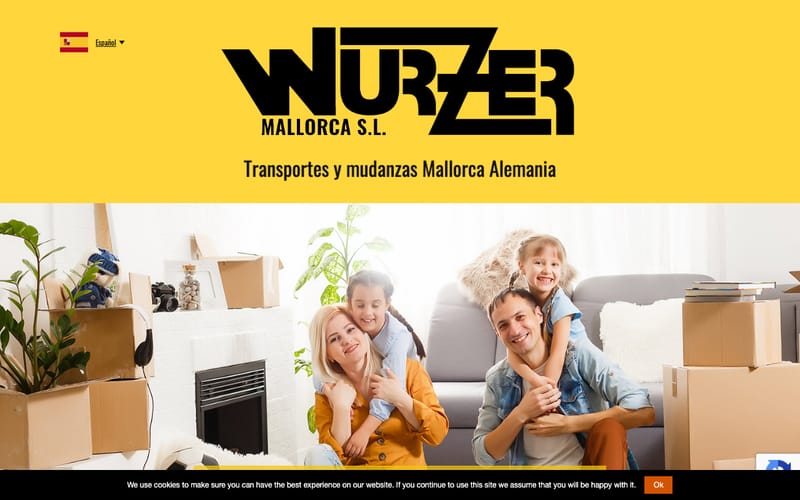 Website von Wurzer Mallorca S.L.