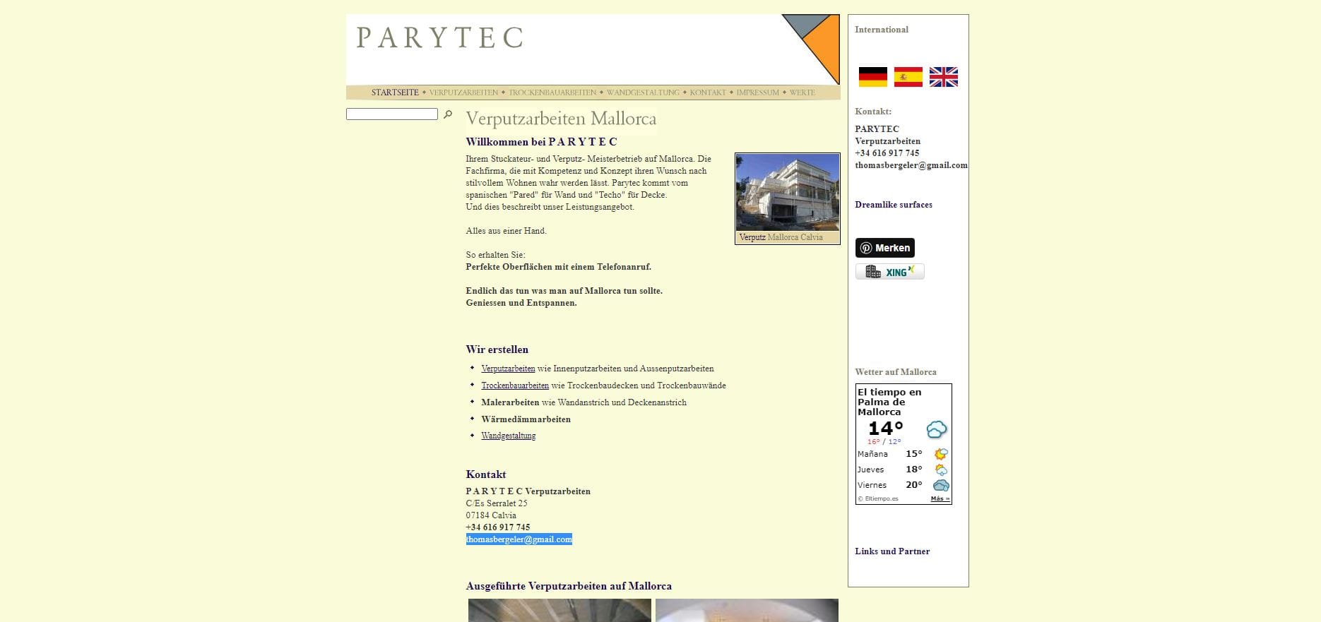 P A R Y T E C Verputz Arbeiten